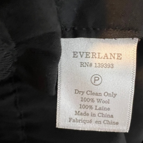 Everlane Italian GoWeave 100% Wool Easy Crop Pants - Picture 5 of 6